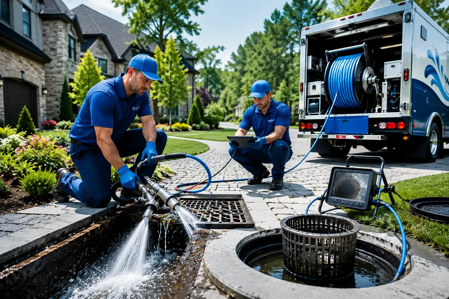 Local outdoor drain cleaning professionals in Hampton, IA