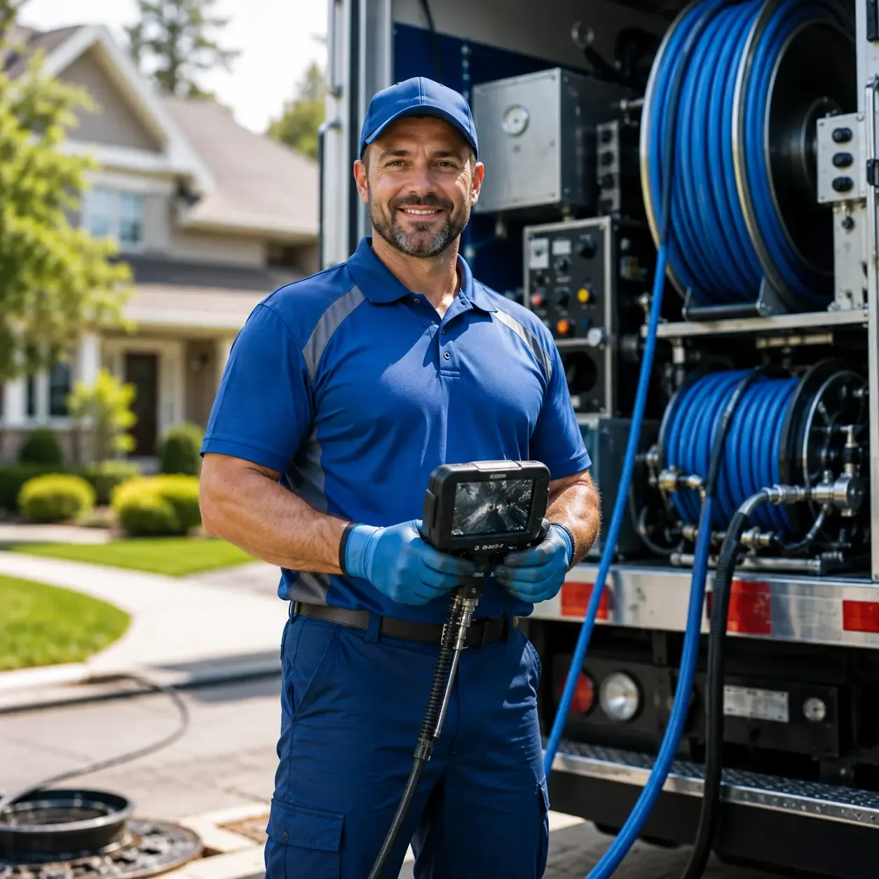 Local outdoor drain cleaning specialists in Hampton, IA